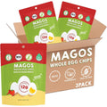 Magos Egg Chips Huevos Rancheros 3-pack front view keto snack.