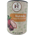 Natural Ecuador Nutrinibs Cacao Nibs front view authentic superfood snack.