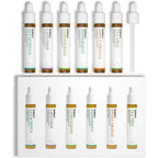Benatu Essential Oils Set front view of six 10ml bottles.