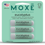 MOXĒ Eucalyptus Nasal Inhaler front view 3 pack packaging