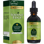 Go Nutrients Iodine Edge liquid supplement front view for thyroid support