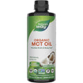 Nature's Way Organic MCT Oil front view bottle on white background