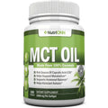NutriONN MCT Oil 3000mg front view bottle of keto weight loss supplement