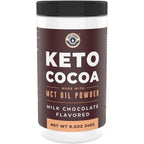 Left Coast Performance Keto Cocoa front view sugar free hot chocolate