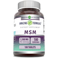 Amazing Nutrition MSM 1500 mg joint health supplement front bottle view