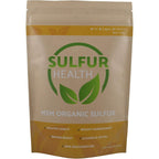 Sulfur Health MSM Organic Sulfur powder front view for joint support