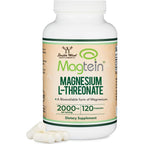 Double Wood Supplements Magnesium L Threonate Magtein front view bottle showing premium brain health formula