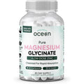 Organics Ocean Pure Magnesium Glycinate And Zinc 90 capsules bottle front view showing product labels