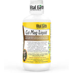 Vital Earth Minerals Cal-Mag Liquid 32 Fluid Ounce front view bottle showing premium bone health supplement package.