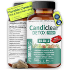 FirstOrganic Women's Candida Cleanse front view bottle for natural yeast balance