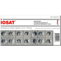 Anbex Iosat potassium iodide emergency tablets front packaging view showing fourteen count blister pack details