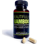 Beautifully Bamboo Ultra Vitamin Biotin and Silica Supplement bottle front view