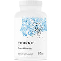 Thorne Trace Minerals 90 Capsules bottle front view showing chelated mineral supplement details.
