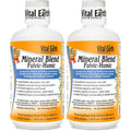 Vital Earth Minerals Fulvic Humic Mineral Blend front view of thirty two fluid ounce bottle