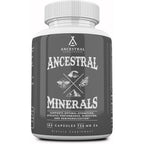 Ancestral Supplements Minerals And Electrolytes 180 capsules bottle front view for premium hydration.