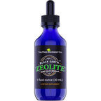The Food Movement Co Black Earth Zeolite liquid supplement front view for natural detoxification