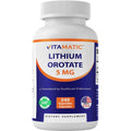 Vitamatic lithium orotate 5mg vegetarian capsules for brain health and cognitive support