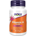 Now Foods Vitamin A 10000 IU bottle front view for eye and immune support