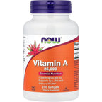 Now Foods Vitamin A 25000 IU softgel bottle front view