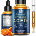 Prime Code Vitamin A Liquid Drops front view for immune support