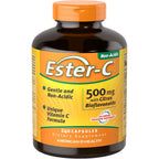 American Health Ester Vitamin C 500 Milligrams front view bottle for daily immune defense