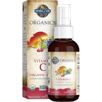 Garden of Life Organics Vitamin C Spray Cherry Tangerine front view for immune support