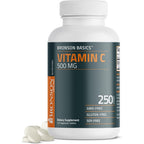 Bronson Vitamin C 500 mg immune support supplement bottle front view