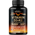 Nutraharmony Vitamin D3 K2 10000 IU front bottle view