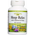 Natural Factors Sleep Relax Formula 90 Capsules front view bottle