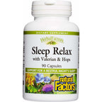 Natural Factors Sleep Relax Formula 90 Capsules front view bottle