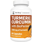 Dr. Berg Nutritionals Turmeric Curcumin joint supplement front view bottle