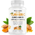 TEYAOE Biorootlabs Turmeric Curcumin 1000mg 120 capsules front bottle view