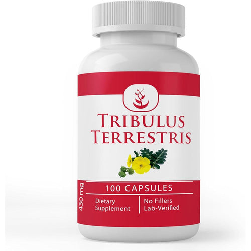 Pure Original Ingredients Tribulus Terrestris front bottle view for athletic support