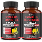 Zolotus Tribulus Terrestris with Maca and Ashwagandha bottle front view