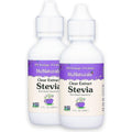 NuNaturals Clear Extract NuStevia Liquid Drops 2 pack front view