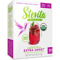Stevita Organic Stevia Extra Sweet 50 Packets front view package