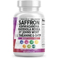 Clean Nutraceuticals Mellomood Mood Support supplement bottle front view showcasing saffron and ashwagandha blend.
