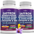 NEW AGE Saffron Supplements bottle front view for premium mood support
