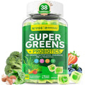 Neviss Organic Super Greens Daily Superfood Gummies front bottle view for daily green nutrition