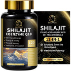 BBEEAAUU Himalayan Shilajit Sea Moss and Ashwagandha 120 Capsules front view premium dietary supplement