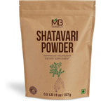 MB Herbals Pure Shatavari Powder 227 Grams front view ayurvedic supplement