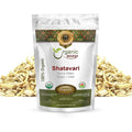 Organic Way Dried Shatavari Cut and Sifted front view
