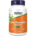 NOW Foods Saw Palmetto Extract 90 Softgels front view bottle for men's health