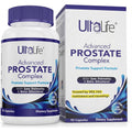 Ultalife Advanced Saw Palmetto Prostate Supplement front view bottle for men's health