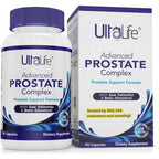 Ultalife Advanced Saw Palmetto Prostate Supplement front view bottle for men's health