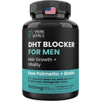 Peak Vitals DHT Blocker Hair Growth Supplements bottle front view showing 90 capsules label.