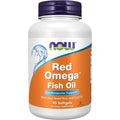 NOW Foods Red Omega 90 softgels bottle front view for cardiovascular support