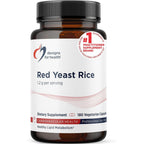 Designs for Health Red Yeast Rice 1200 milligrams front view bottle for cardiovascular support