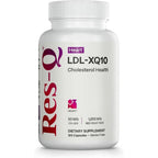 Res-Q LDL-XQ10 Red Yeast Rice and CoQ10 120 Capsules front bottle view for cholesterol health
