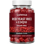 Submetic Lunessa Red Yeast Rice and CoQ10 gummies front view